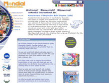 Tablet Screenshot of mondial-int.com